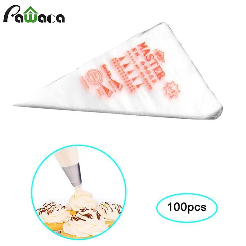 100 шт./компл. одноразовые Кондитерские пакеты украшение для торта кухня