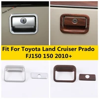 wood grain matte interior for toyota land cruiser prado fj150 150 2010 2020 glove storage box handle cover trim accessories