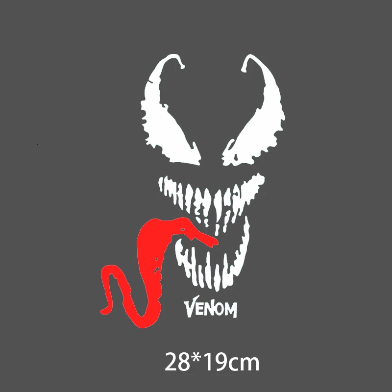 PGY Fine Hero Venom Mark Iron on Transfers для одежды Ткань Горячая виниловая теплопередача патчи аппликация на футболку наклейки