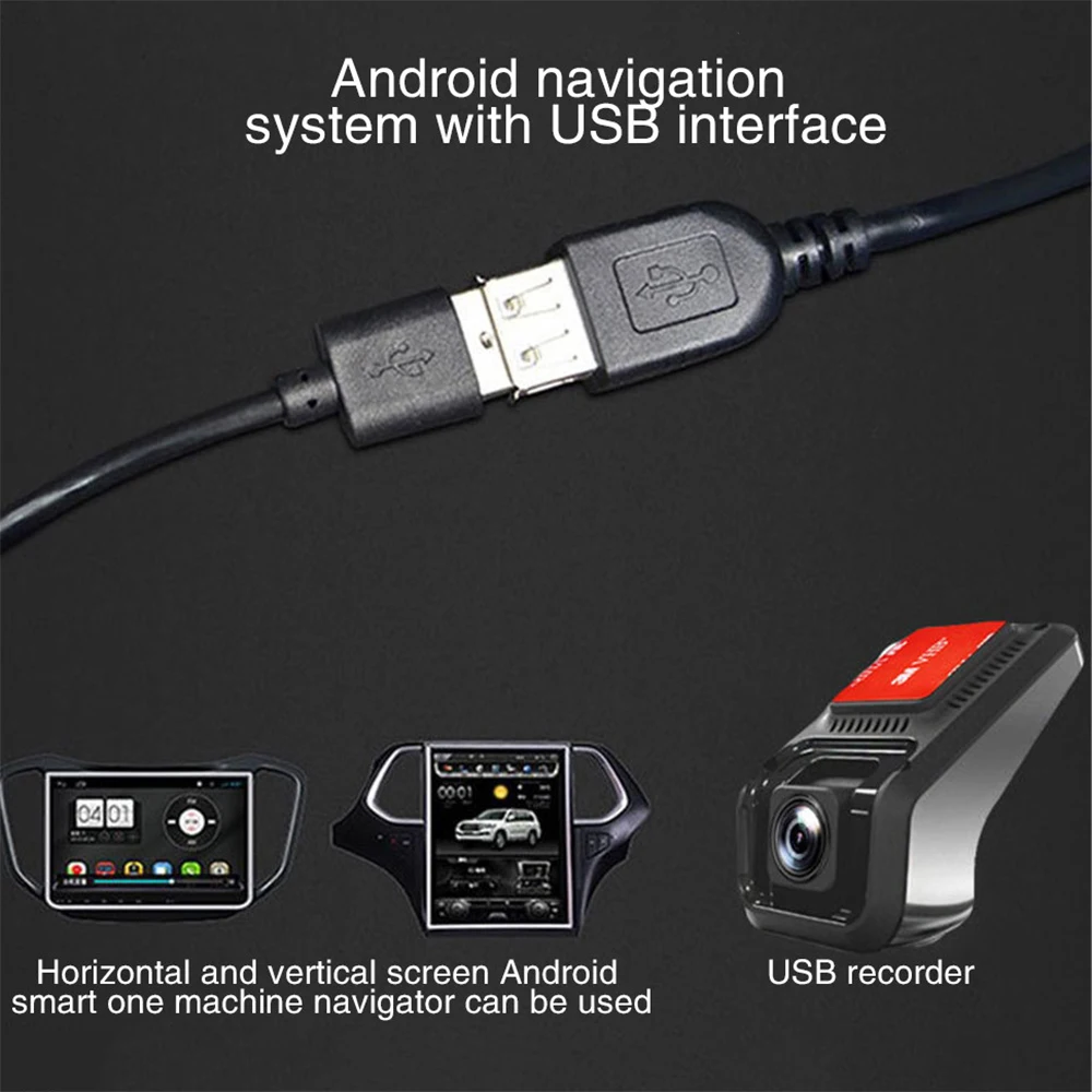 Автомобильный видеорегистратор 1080P HD с ночным видением Adas широкоугольный Android DVR