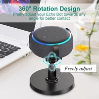 desktop holder table stand for amazon alexa echo dot 3rd generation voice assistants holder speaker accessories bracket