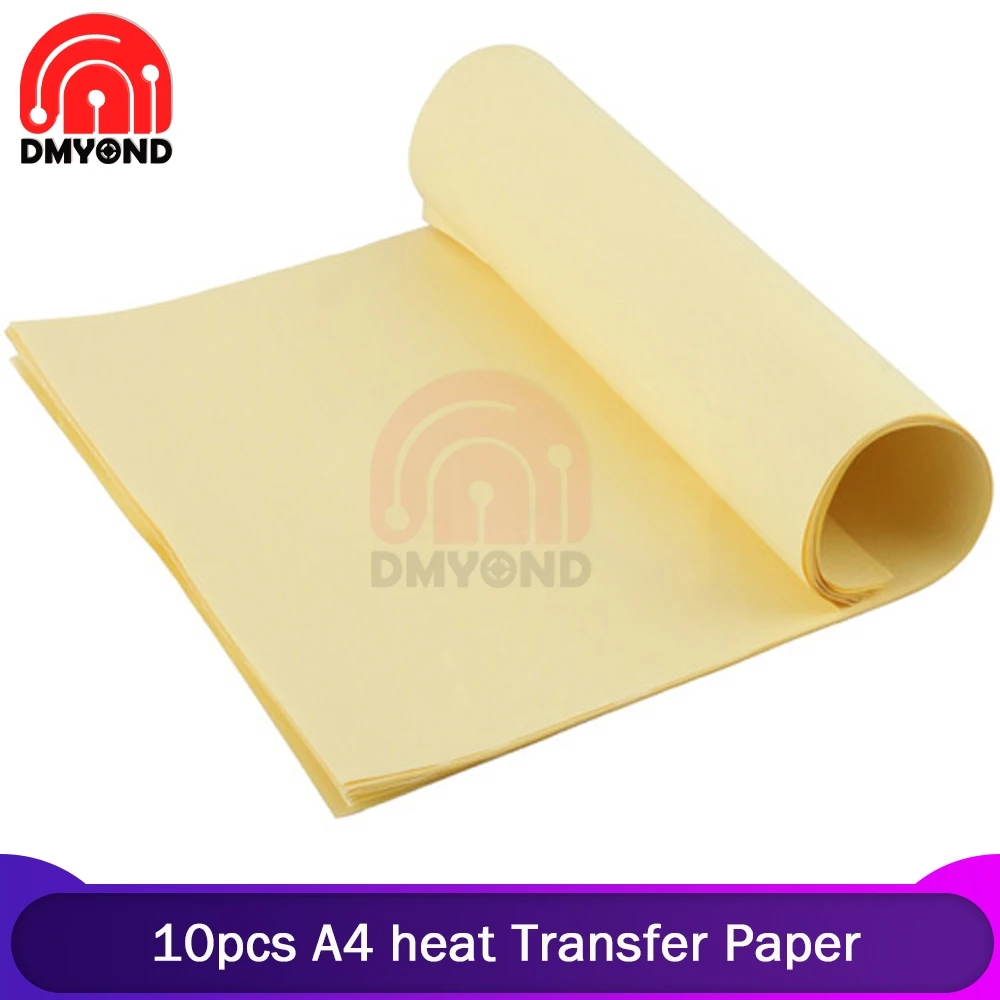 A4 Thermal Transfer Yellow Paper 10 pcs lot 60g PCB Circuit Board  Thermal Heat Toner Transfer Paper Transmission Prototype Mark