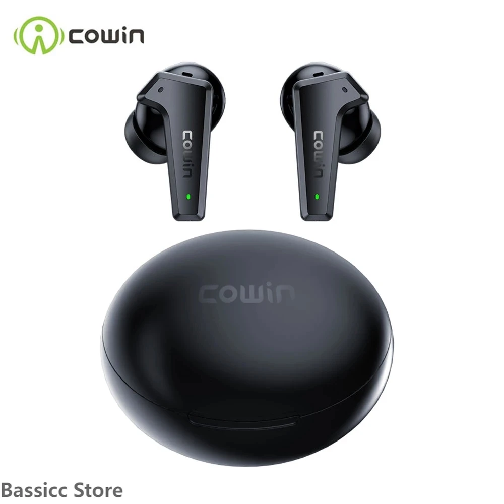 

COWIN Apex Elite Noise Cancelling Earphones TWS ANC Bluetooth headsets Wireless Active Bluetooth 5.2 True Earbuds With 4Mic ACC