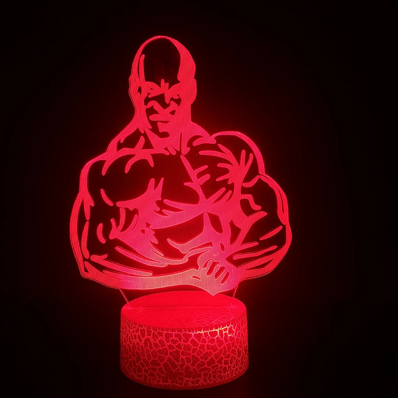 

Battery Powered Color Changing with Remote 3D Lamp Visual Light Effect for children gift Touch Sensor Led Night Light Lamp