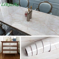 waterproof marble wallpaper pvc self adhesive film living room wall decor sticker kitchen cabinet desktop drawer contact paper