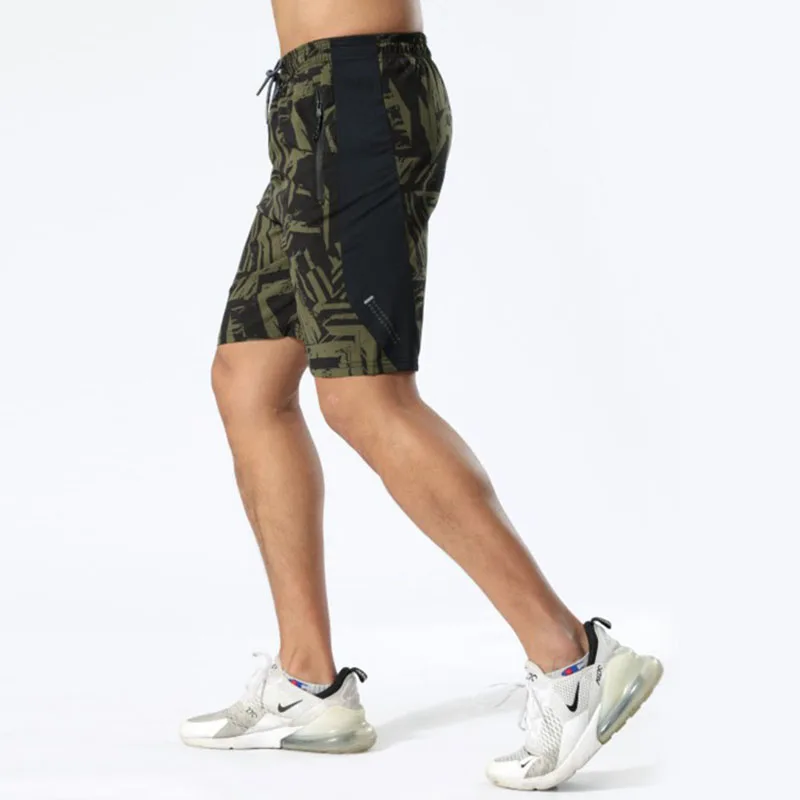 Шорты мужские быстросохнущие спортивные штаны для спортзала фитнеса облегающая