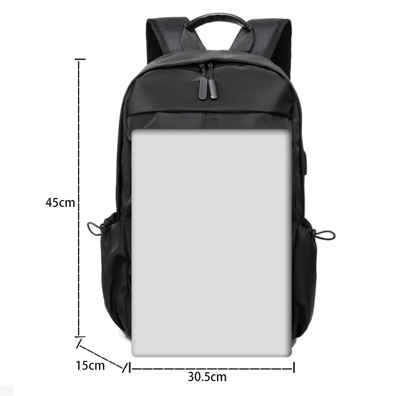 

USB Charging 15.6 Inch Laptop Backpack Men Stylish School Bag Pack For Teenages College Waterproof Travel Backpacks Casual Bags