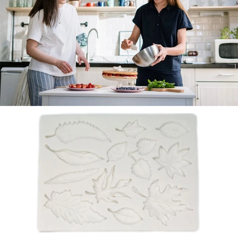 

Fondant Chocolate Silicone Mold Candy Sugarcraft Cookies Making Mould Cake Decor T21C