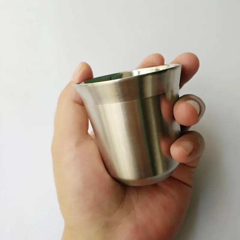 2 шт. 85 мл 170 Nesprescups Pixie эспрессо из нержавеющей стали чашка для кофе с двойными