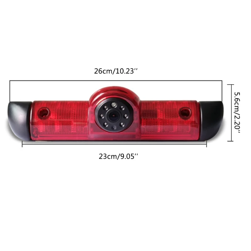 

Third Brake Light Rear View Camera IP68 Waterproof 170 Angle Car Backup Reversing Parking Aid Camera for RV Vehicles Accessory