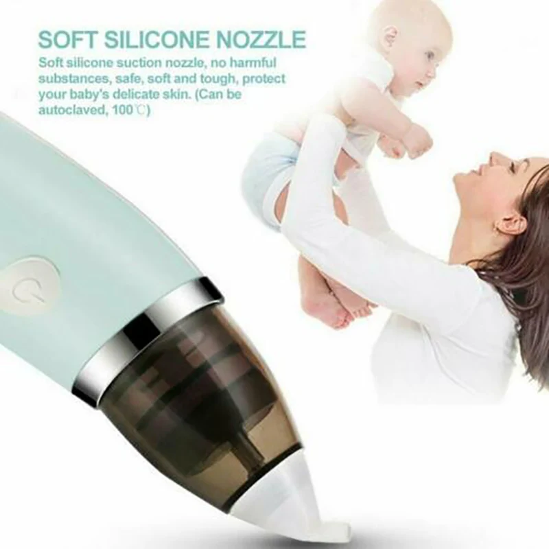 

Kid Baby Nasal Aspirator Electric Nose Cleaner Newborn Baby Care Sucker Cleaner Sniffling Equipment Safe Hygienic Nose Aspirator