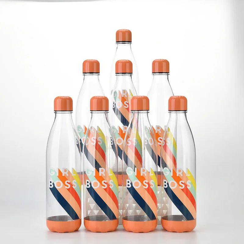 

Single Layer Plastic Cola Bottle 1100ml Large Capacity Soda Bottle Outdoor Sports Portable Water Bottle Can Be Customized