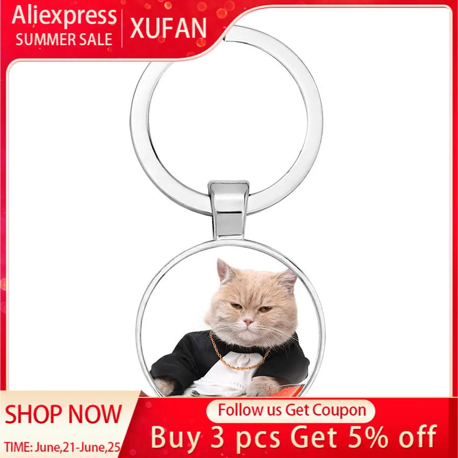 

Custom DIY Dog Cat Photo Keychain I Love Dog Glass Crystal Pendant Mini Circle Keychain Man Girl Favorite Gift Souvenir