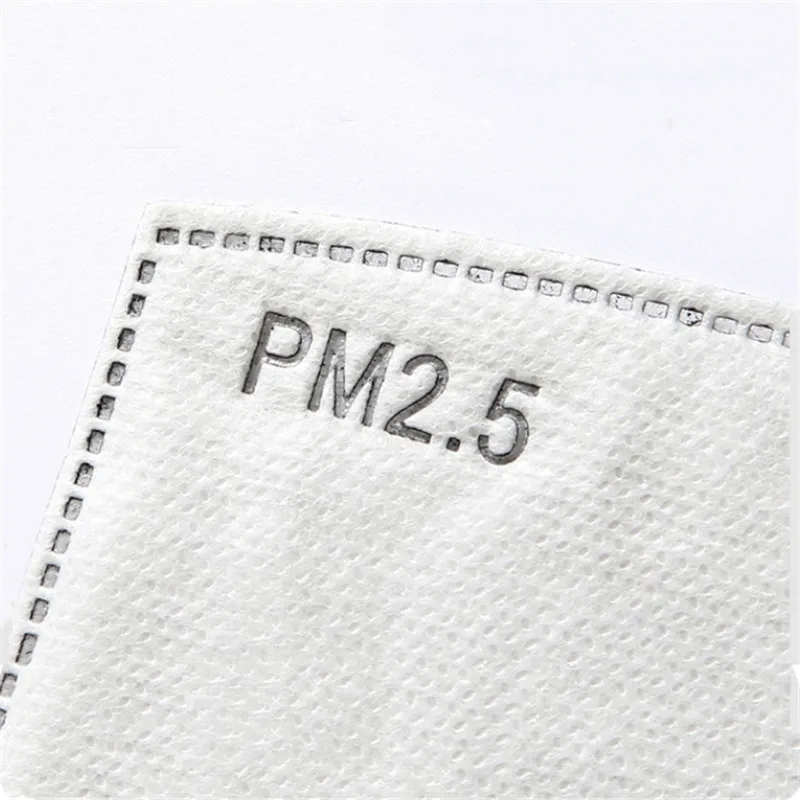 Открытый 5 слоев PM2.5 маски для лица анти-Дымчатая маска фильтр с активированным