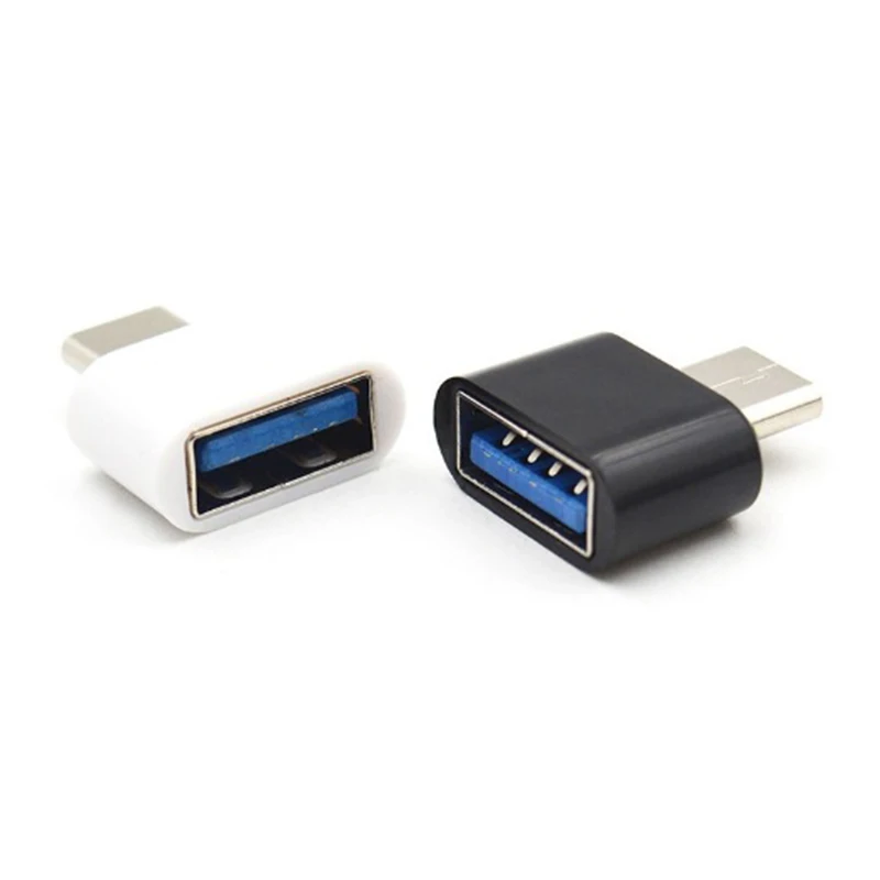 

USB Female to USB-C Type C 3.1 OTG Male Data Adapter For Samsung S8 LG G6 G5 V20 OnePlus 2 3 Huawei P9 P10 Plus