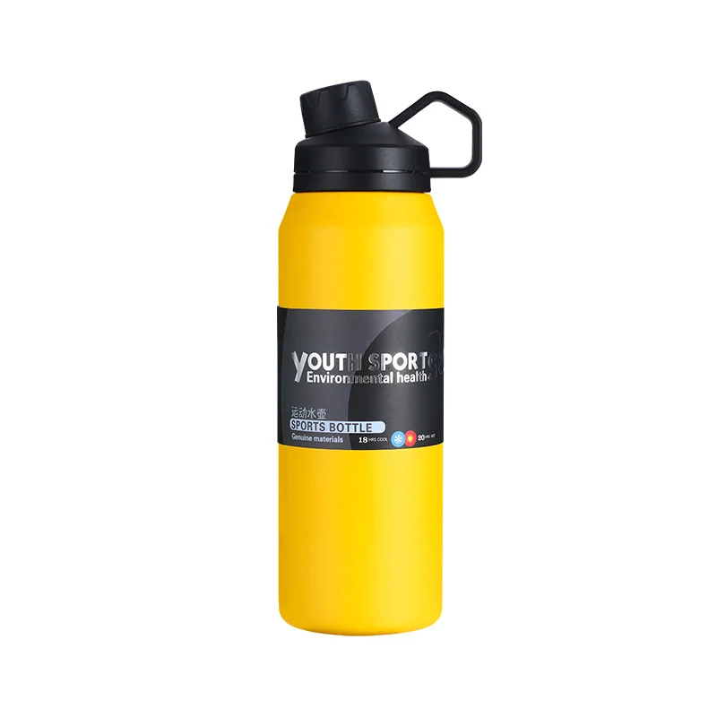 

New 304 stainless steel sports Water bottle Portable outdoor leak-proof High capacity Vacuum flask tour Car Thermos cup 1000ML