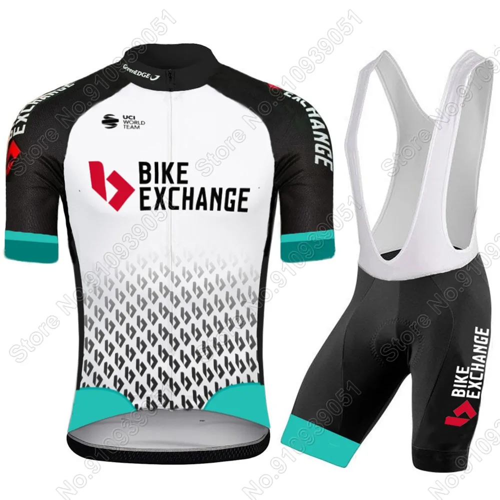 2021 BIKEEXCHANGE трикотажный комплект для велоспорта Для мужчин одежда Pro Team дорожный