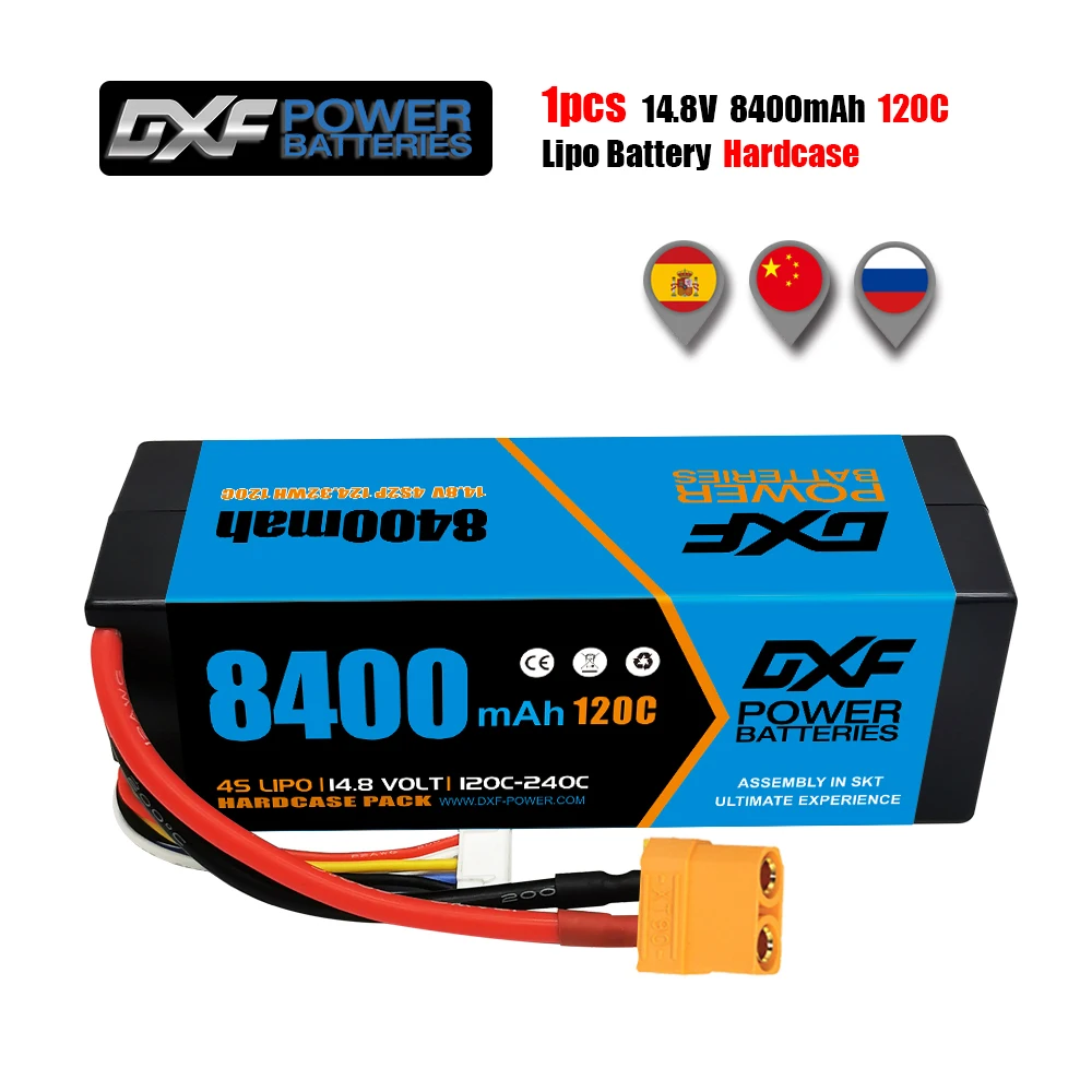 dxf lipo батарея 111 v 3s 148 v 4s 5000 мач 5200mah6750mah 6500 мач 50c 100c 20