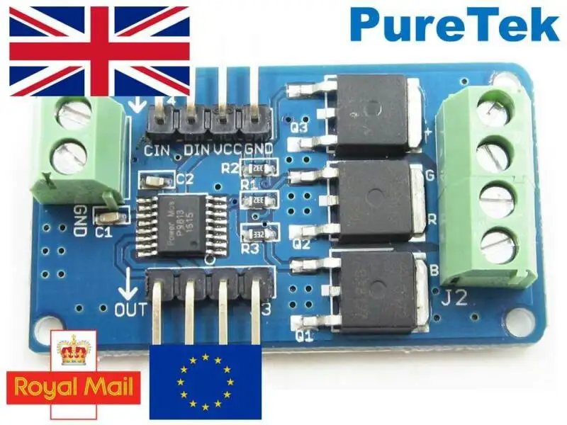 Полноцветный модуль драйвера светодиодной ленты PureTek RGB для Arduino ESP8266