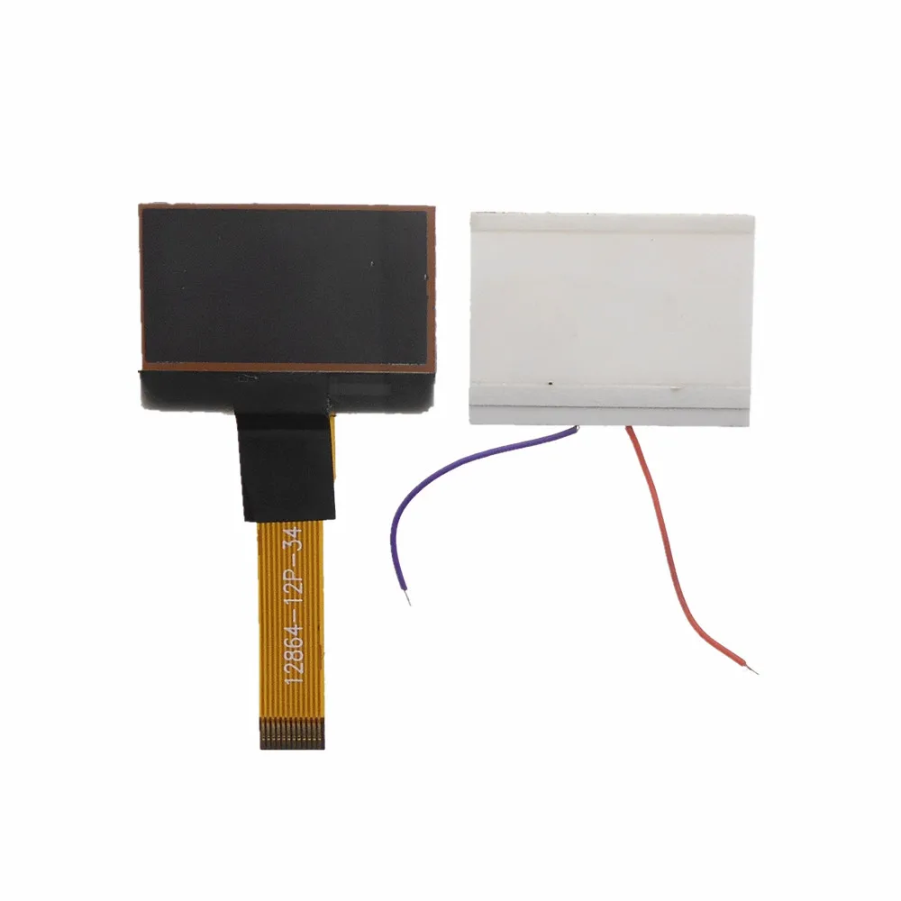 12864S COG ЖК экран дисплей с разъемом FPC маленький размер матрица 12864 LCD|Детали и