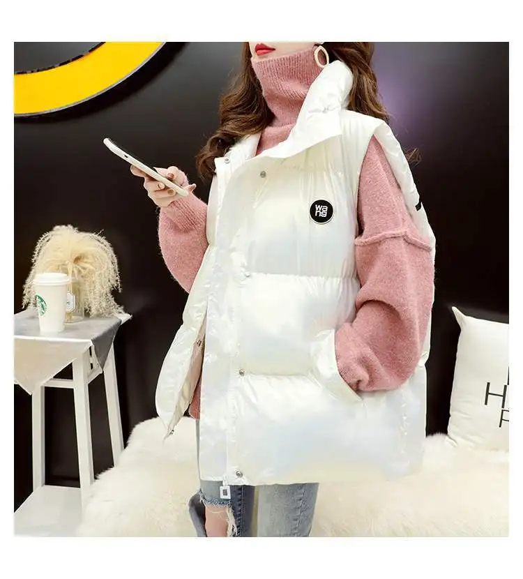 

The New 2021 Fashion Cotton-Padded Jacket Vest Women Autumn And Winter Loose Outer Wear All-Match Vest H628
