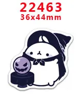 22463 30 шт hollaween характер плоское украшение из смолы PR 22462 - Color: 22463
