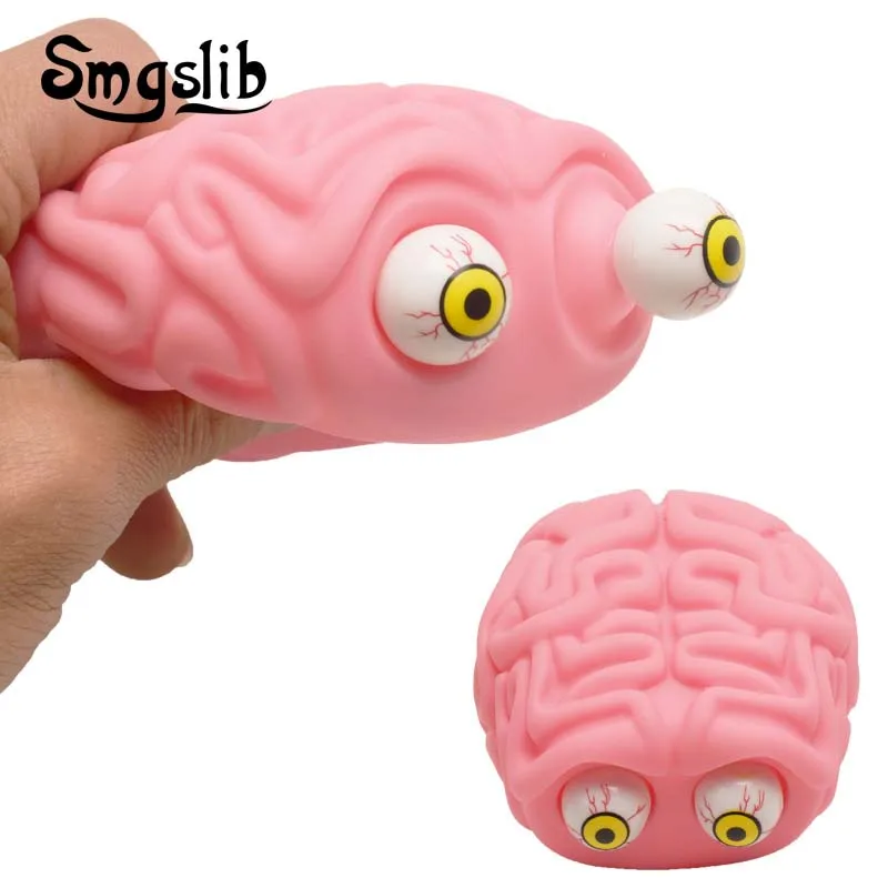 Squeeze Fidget Toys Flippy Brain Eye Popping Cool Stuff Prank Gadgets Stress Relief Sensory Autism Push Pops TPR Sensory Toy