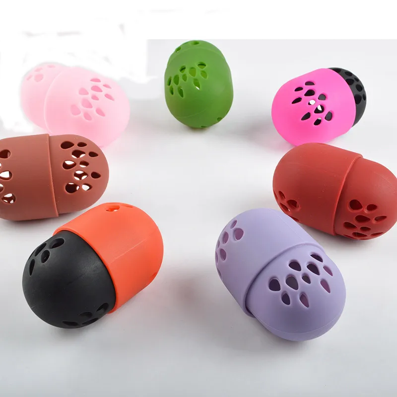 Мягкий силиконовый держатель для сушки пудры яичная подставка коврик красоты