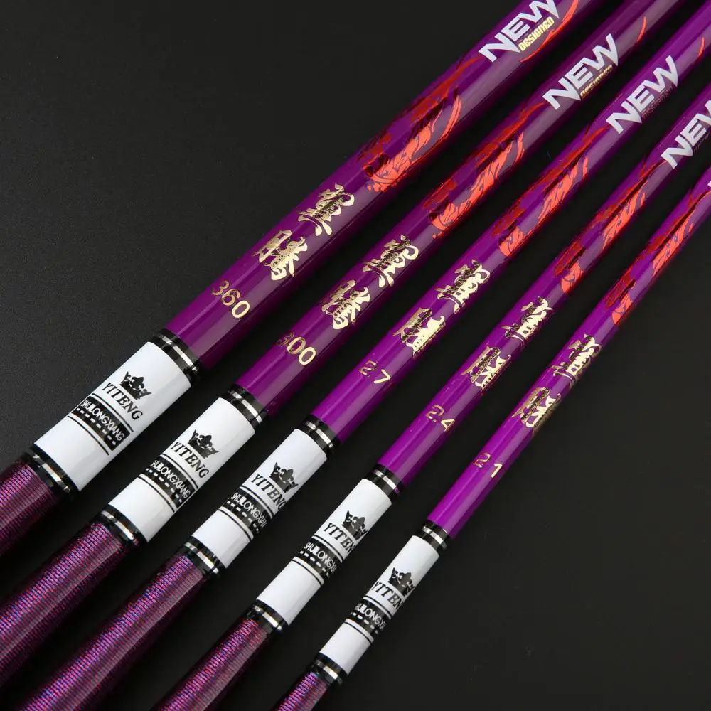 

Short Carbon Fiber Telescopic Fishing Rod 2.1-4.5M Ultra Stream for Freshwater