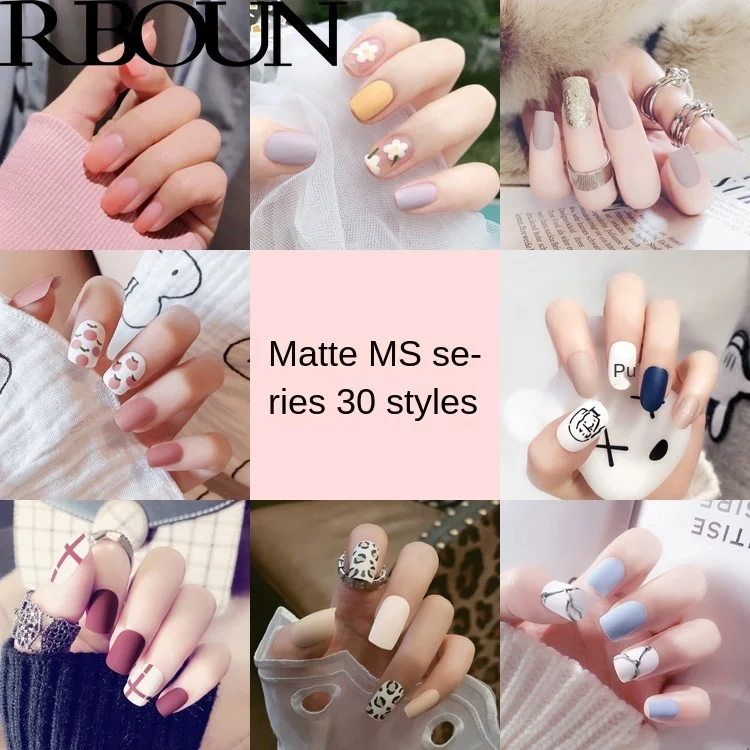 Накладные ногти с клеем накладные гвозди стики прозрачный дисплей набор полное