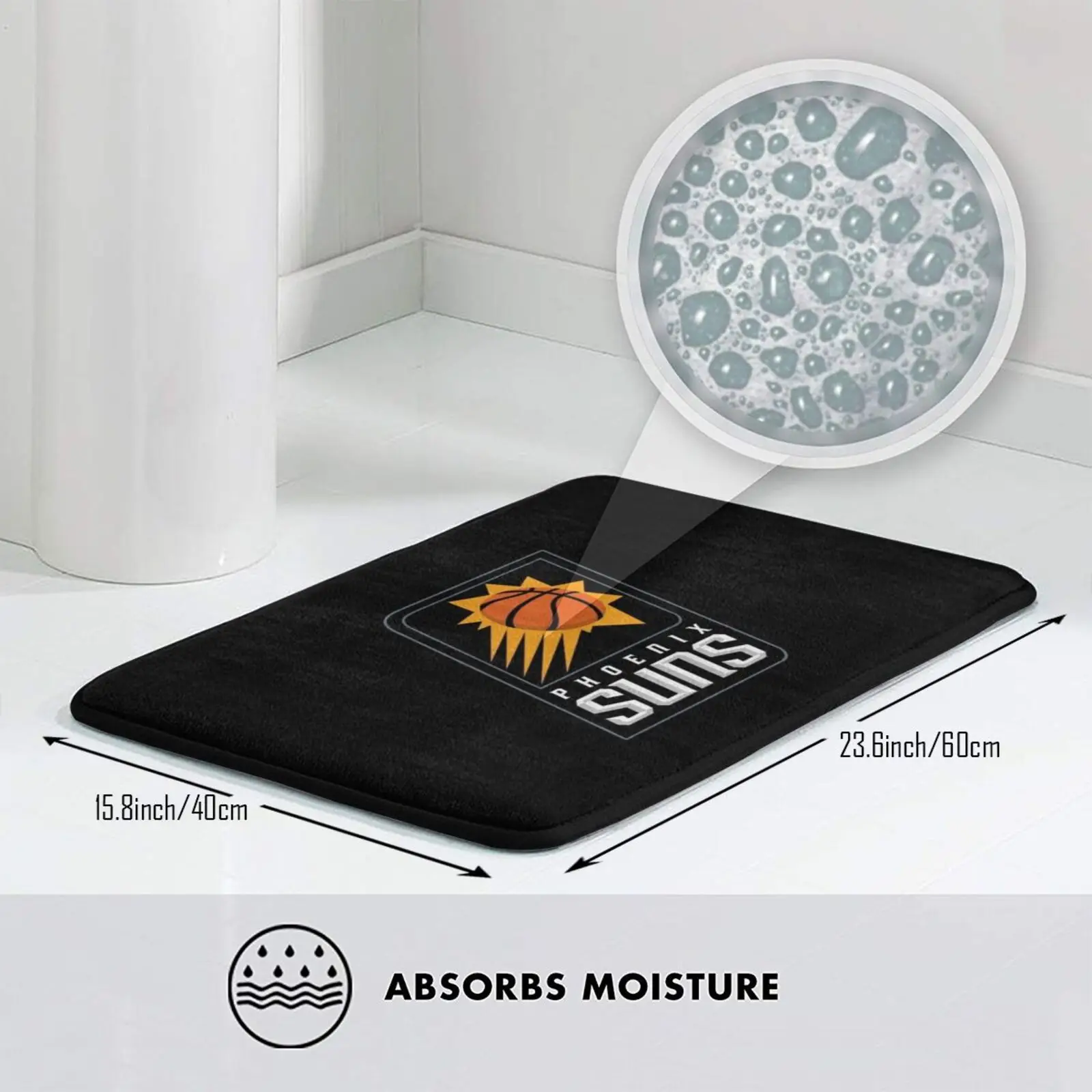 Suns Phoenix коврик для входной двери ванной баскетбола Спортивная модель Лучшая цена