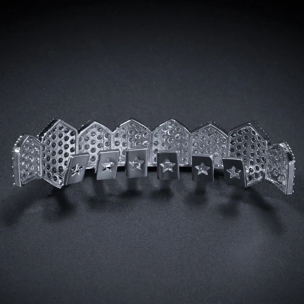 Декоративные коронки для зубов в стиле панк украшение вечеринки хип-хоп рот и