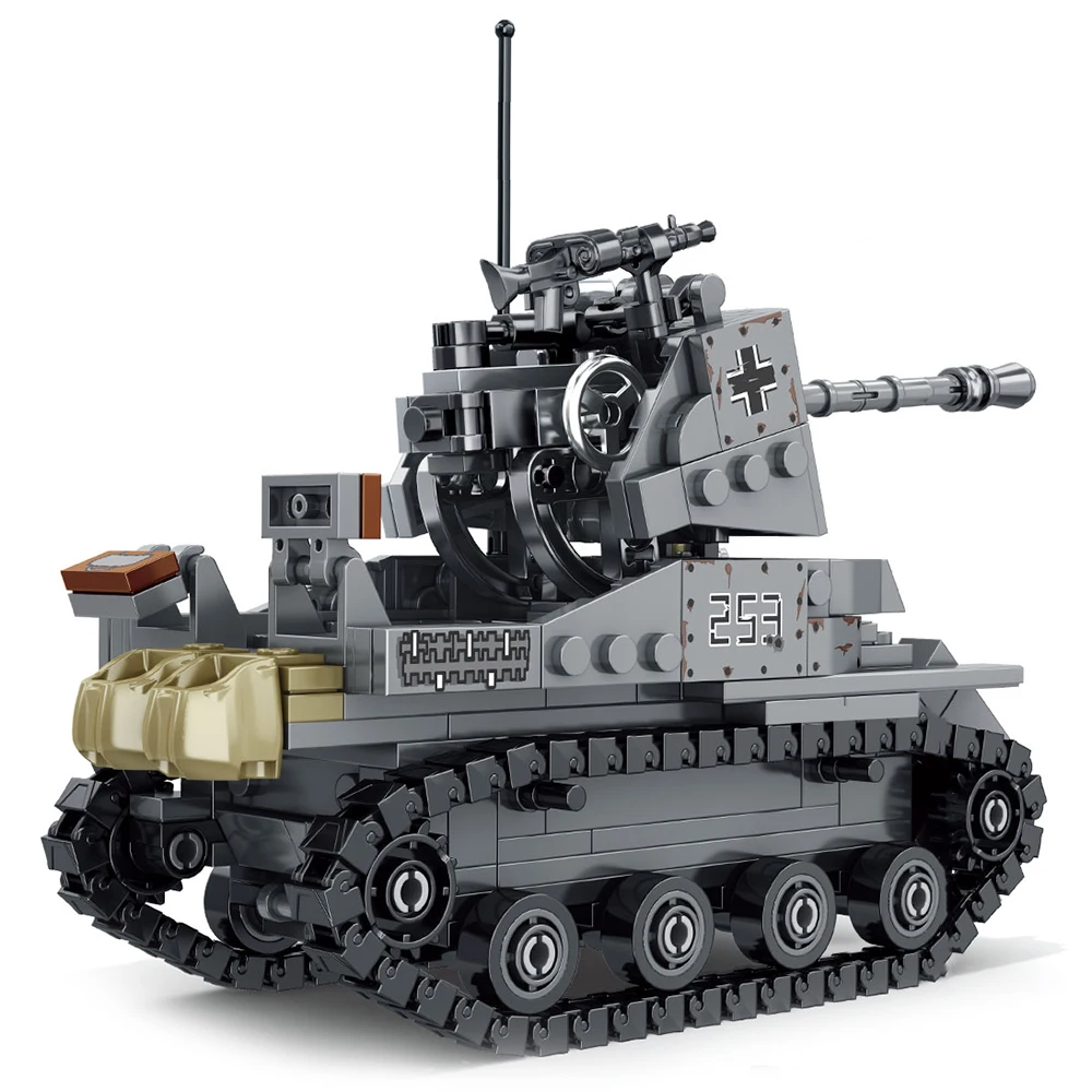 479 шт. GE военные Marder III доставку в Австралию F.H Танк строительные блоки WW2 с 4 Солдат