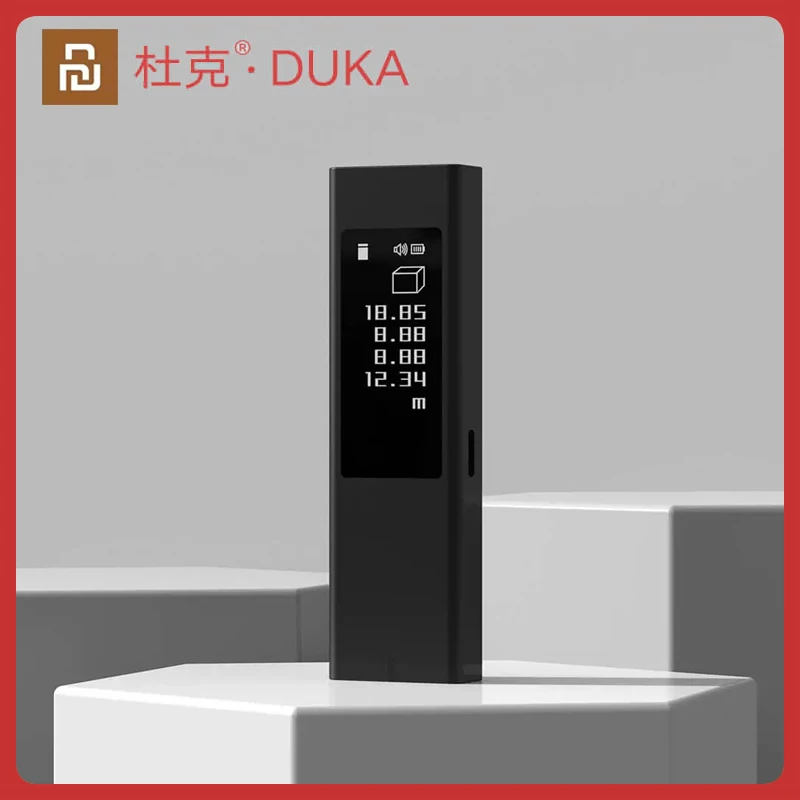 

Лазерный дальномер Xiaomi Youpin Duka, 40 м, LS5, высокоточный дальномер с сенсорным экраном для зарядки