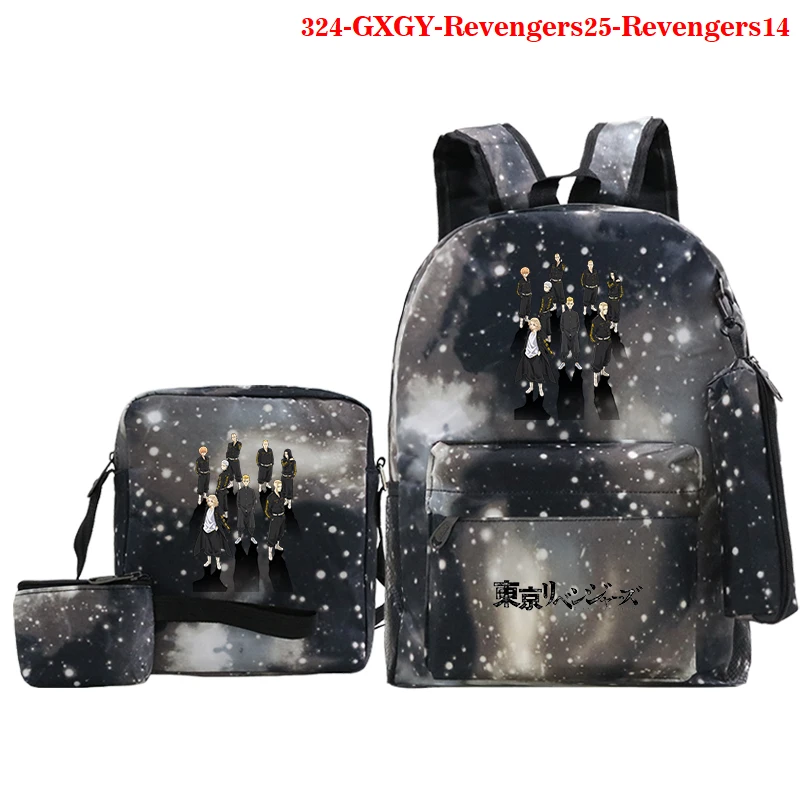 

2021 New Boys Girls Bookbag Anime Backpack Tokyo Revengers Teenage casual Cosplay Travel Bag Student shoulder Rucksack Schoolbag
