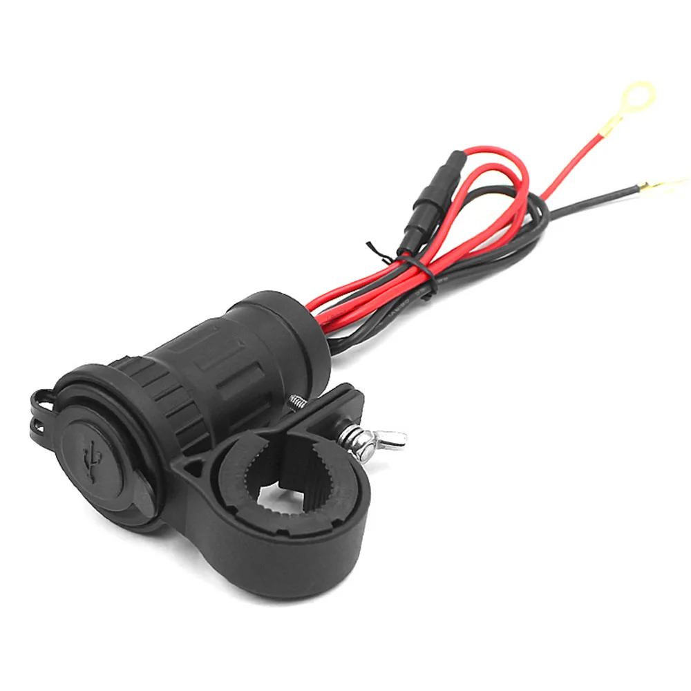 12V / 24V мотоцикл руль двойной USB телефон зарядное устройство адаптер для