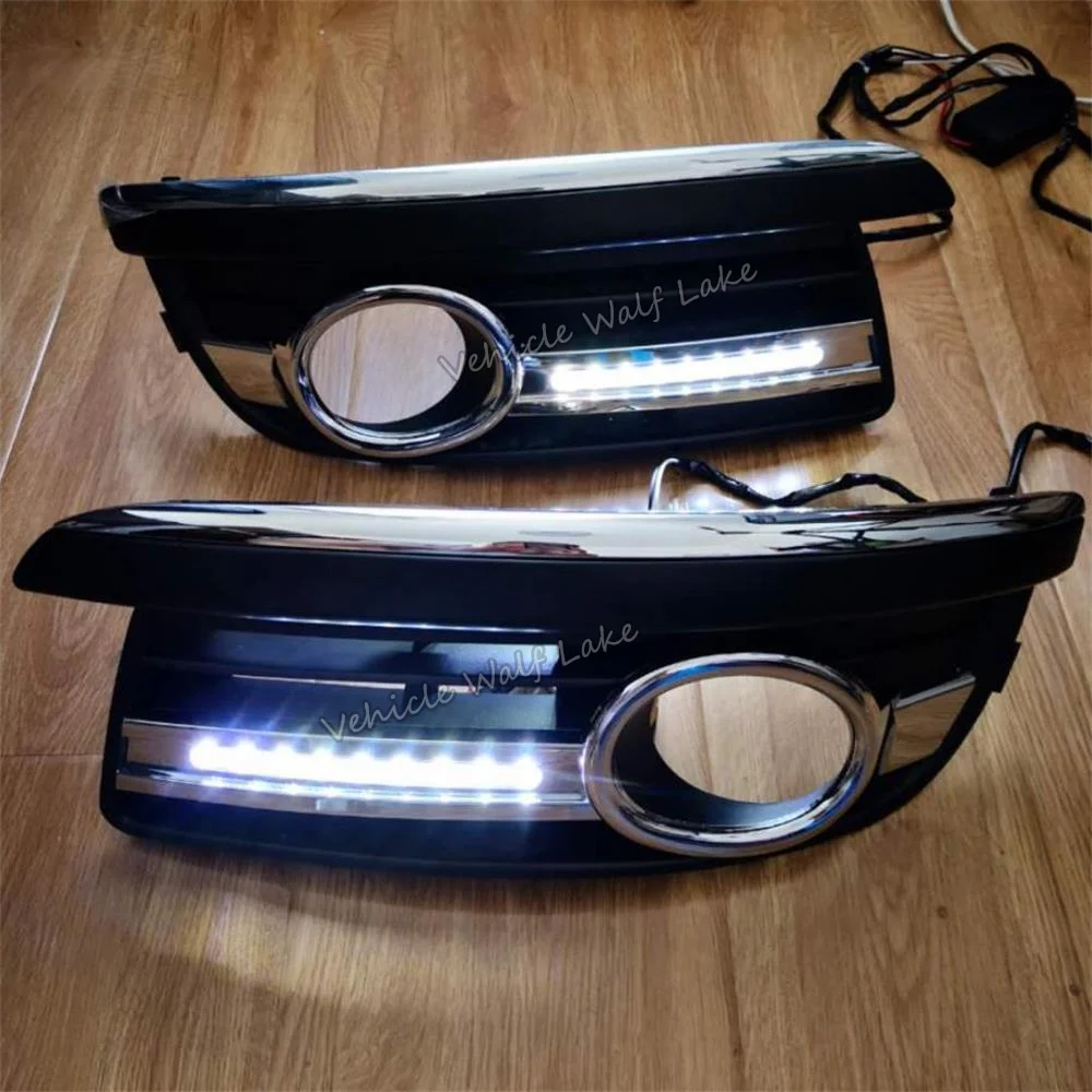 Для VW Jetta 5 A5 Mk5 2006 2007 2008 2010 2011 передней крышки противотуманных фар ободок Led DRL
