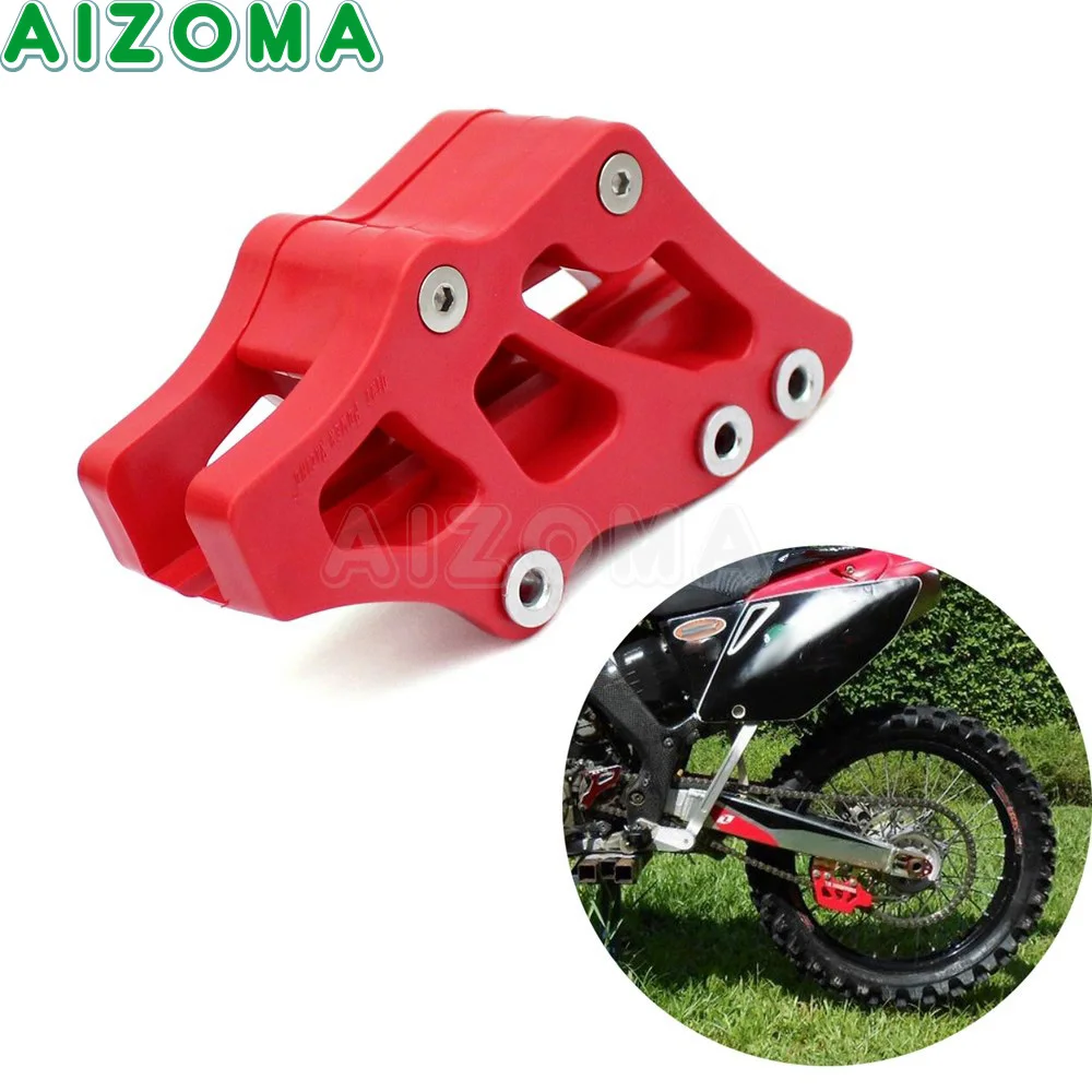 Пластиковая защита цепи мотокросса Направляющая звездочек для Honda CR125R CR250R CRF250R