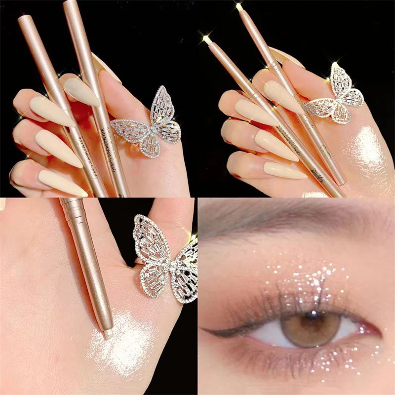 

Eyeshadow Pencil New Diamond Glitter Eyeliner Facial Beauty Highlight Pen Long Lasting Lower Eyelid Brighten Women Cosmetic
