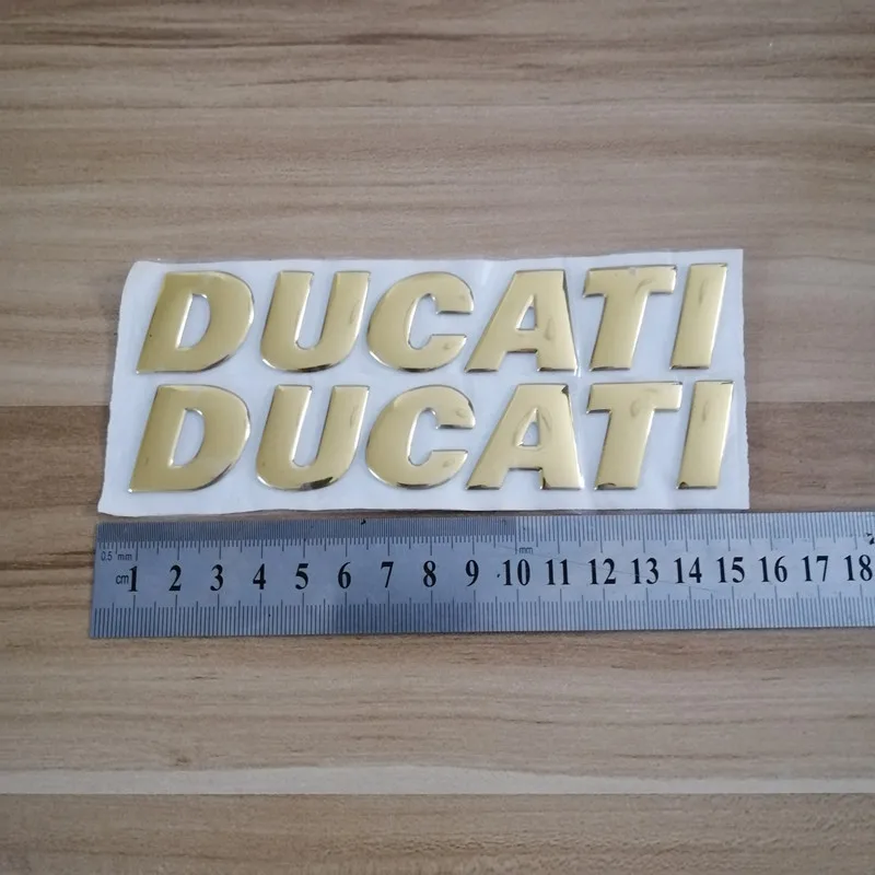 Эмблемы наклейки 3D желтый отражающий мотоцикл логотипы для Ducati 1200 959A 848 EVO ABS 796 821 895