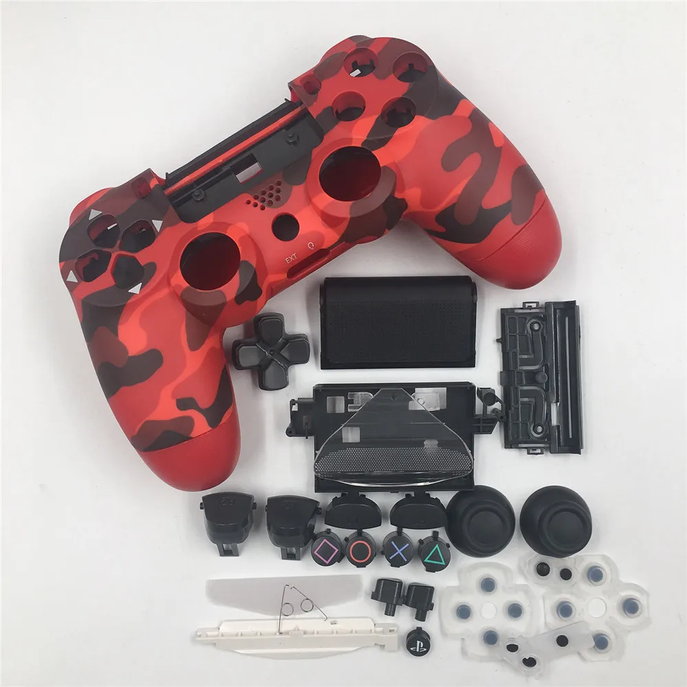 Корпус Оболочка Чехол кнопки Набор сделай сам для Mod Kit Playstation4 PS4 тонкий 4