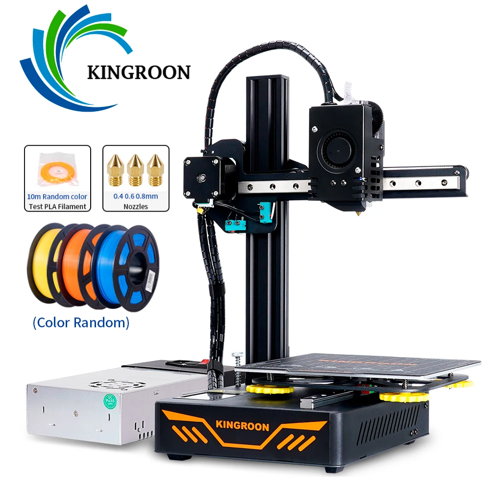 KINGROON KP3S 3D принтер высокая точность печати Модернизированный DIY комплект