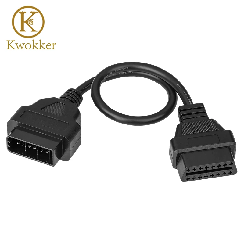 Новый OBD2 кабель для Nissan 14 Pin to 16 OBD 2 II|Кабели и коннекторы диагностики авто| |