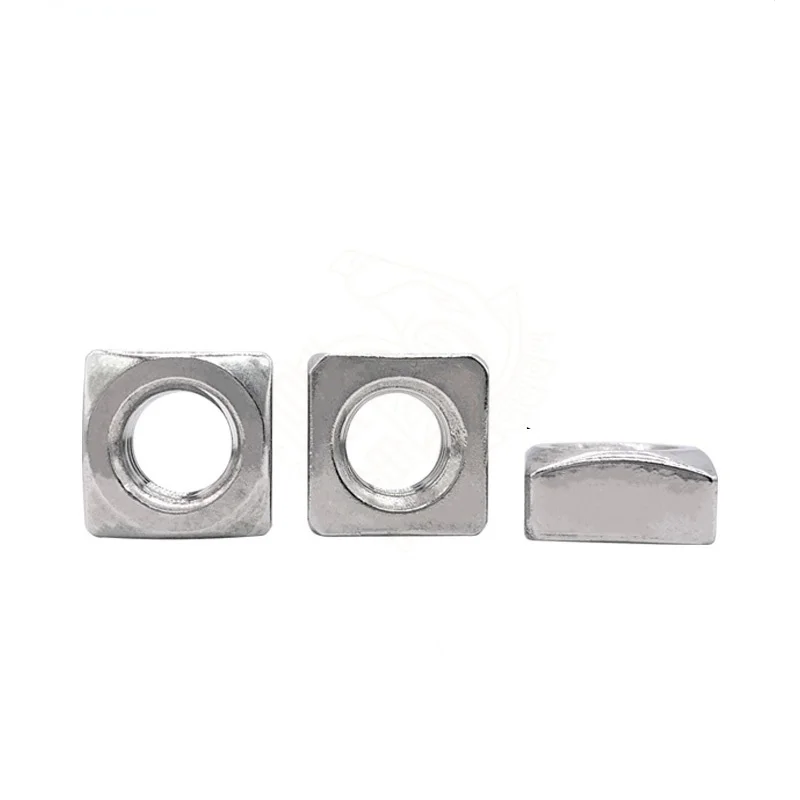 

5-50pcs A2 Stainless Steel M3 M4 M5 M6 M8 M10 M12 Square Nuts Din557
