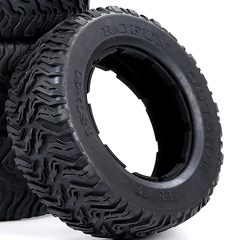

Front & Rear Knobby Tyres Skin Set Fit for 1/5 HPI ROVAN KM BAJA 5T 5SC BAHA 5T/5SC/5FT RC CAR PARTS