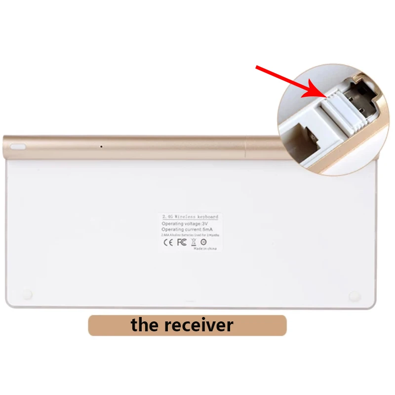 2 4G Беспроводная клавиатура и мышь мини мультимедийная комбинированный набор для