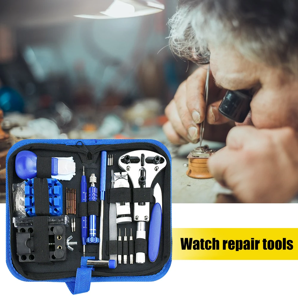 

185x ремешок для ремонта часов, съемник звеньев, Открыватель заднего корпуса, пружинный стержень, инструменты для ремонта