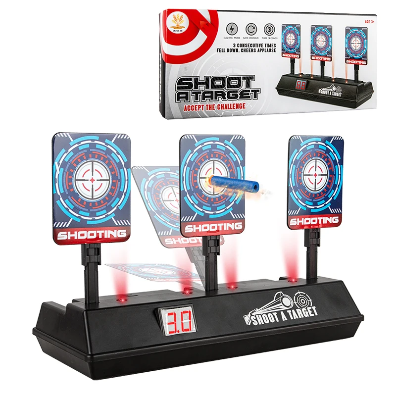 

Electric Scoring Auto-Reset Shooting Digital Target For Nerf N-Strike Blaster DIY High Precision Scoring Outdoor Fun Guns Targe