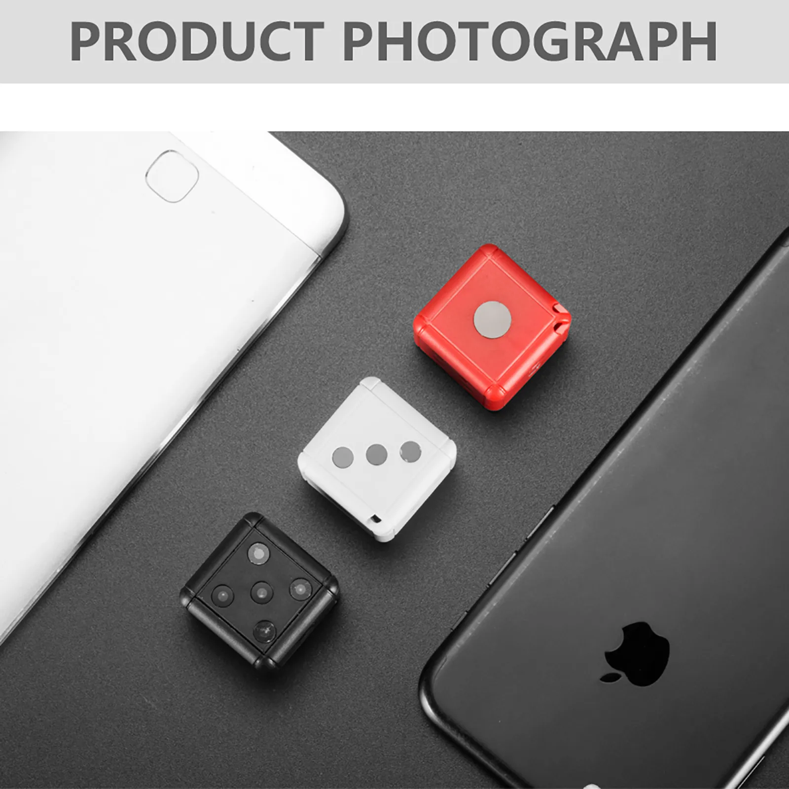 SQ16 1080p HD Мини-видеокамера с функцией ночного видения, обнаружением движения, записью видео и голоса для наблюдения.