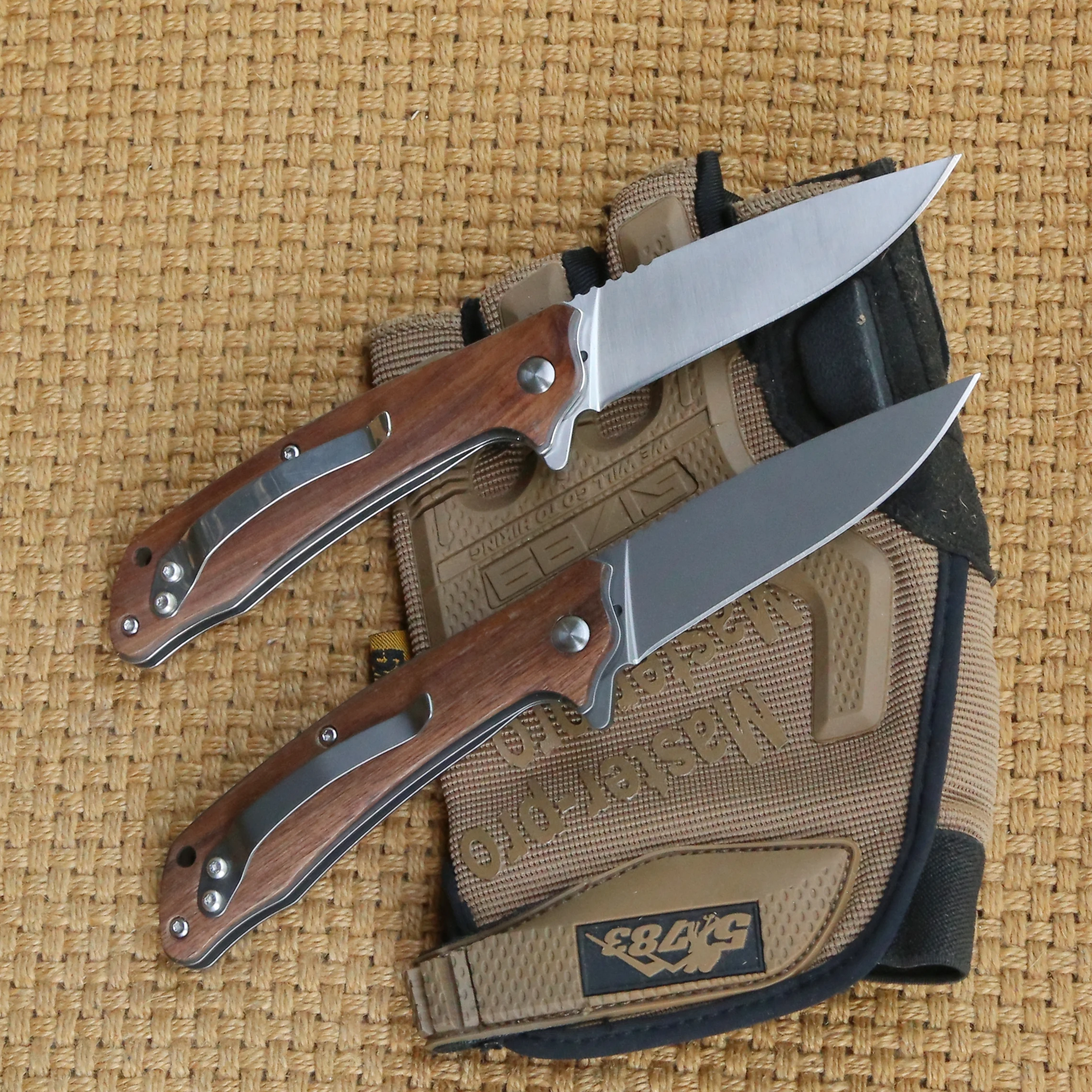 ТИГЕНД ОЕМ малый складной нож с лезвием из 9cr18mov, рукояткой из дерева, карманный фруктовый нож для отдыха на природе, выживания, кемпинга, охоты, ЭДК инструменты on.